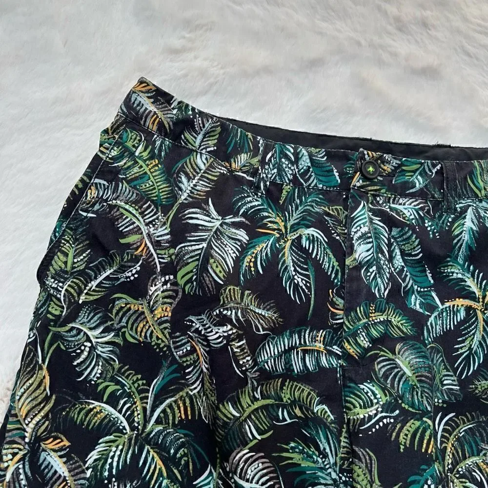 Tommy Bahama Swim Trunks Island Active Palm Tree Tropical Print Men’s size XL